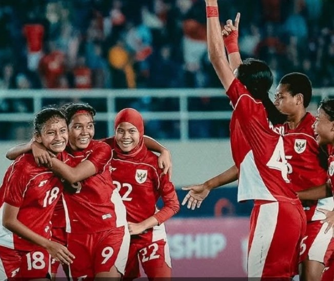 Timnas putri Indonesia U-16 cetak sejarah lolos fase semifinal di Piala AFF Putri U-16. [Instagram]